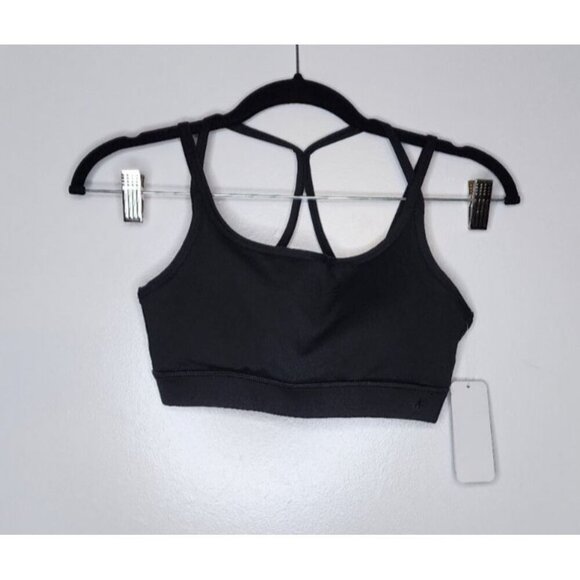 Splendid Active Sports Bra Strappy BLACK Womens XSmall Activewear - Picture 2 of 8